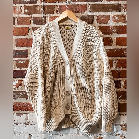 Babaa Sweaters - Babaa cardigan no18 natural